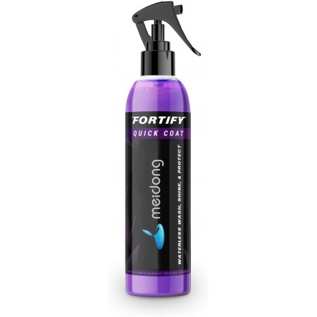 Meidong Fortify Quick Coat – Ceramic Coating - Car Wax Spray - Waterless Car Wash & Wax - Hydrophobic Top Coat Polish & Polymer Paint Sealant Protection